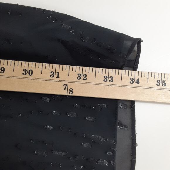 Lilly Pulitzer Cleme Long Sleeve Silk Dress Black Shimmer Womens 00 Holiday NWT - Picture 9 of 10